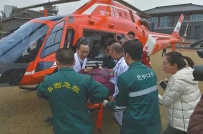 巴中空中醫療救援 四川首例背后的醫療設備租賃新模式